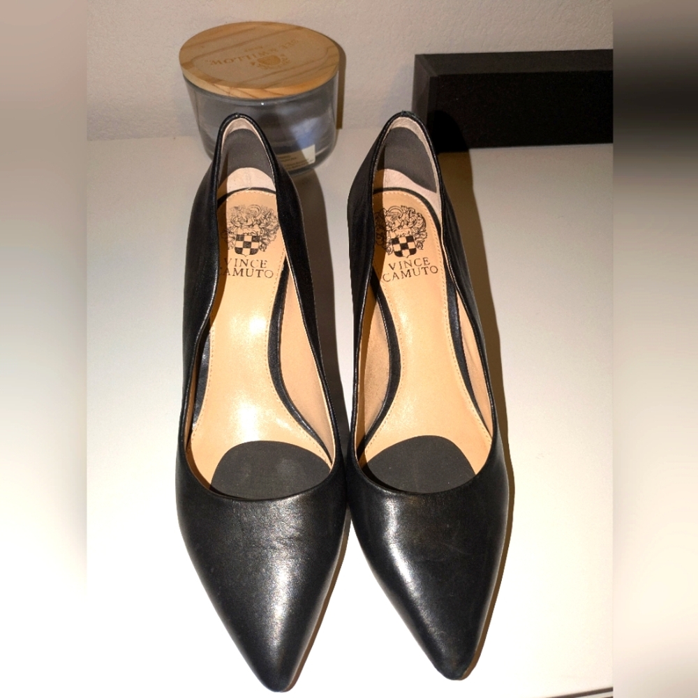Vince Camuto leather heels
